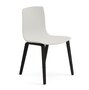 Arper Aava 02 - 7602 - Stuhl - L0006 - Schwarz - PG00011 Weiss