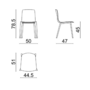 Arper Aava 02 - 7602 - Stuhl
