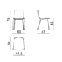 Arper Aava 02 - 7625 - Stuhl
