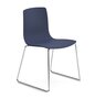 Arper Aava 02 - 7601 - Kufengestell Stuhl - Chrom - PG00014 - Blau