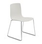 Arper Aava 02 - 7601 - Kufengestell Stuhl - Chrom - PG00011 - Weiss