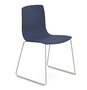 Arper Aava 02 - 7601 - Kufengestell Stuhl - V 68 Weiß matt - PG00014 - Blau