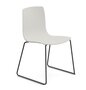 Arper Aava 02 - 7601 - Kufengestell Stuhl - V25 Schwarz matt  - PG00011 - Weiss