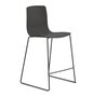 Arper Aava 02 - 7605 - Thekenhocker - V25 Schwarz matt  - PG00015 - Anthrazit