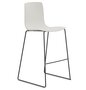 Arper Aava 02 - 7606 - Barhocker - V25 Schwarz matt  - PG00011 - Weiss