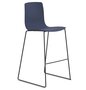 Arper Aava 02 - 7606 - Barhocker - V25 Schwarz matt  - PG00014 - Blau