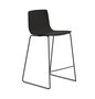 Arper Aava 02 - 7628 - Thekenhocker - V25 Schwarz matt  - L0006 - Schwarz