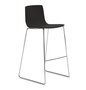 Arper Aava 02 - 7629 - Barhocker - Chrom - L0006 - Schwarz