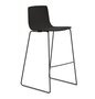 Arper Aava 02 - 7629 - Barhocker - V25 Schwarz matt  - L0006 - Schwarz