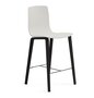 Arper Aava 02 - 7607 - Thekenhocker - L0006 - Schwarz - PG00011 - Weiss