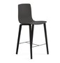 Arper Aava 02 - 7607 - Thekenhocker - L0006 - Schwarz - PG00015 - Anthrazit