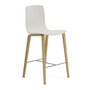 Arper Aava 02 - 7607 - Thekenhocker - L0022 - Eiche Natur - PG00011 - Weiss