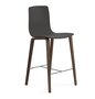 Arper Aava 02 - 7607 - Thekenhocker - L0028 - Nussbaum - PG00015 - Anthrazit