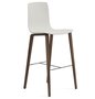 Arper Aava 02 - 7608 - Barhocker - L0028 - Nussbaum - PG00011 - Weiss