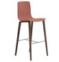Arper Aava 02 - 7608 - Barhocker - L0028 - Nussbaum - PG00012 - Terrakotta