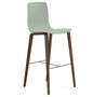 Arper Aava 02 - 7608 - Barhocker - L0028 - Nussbaum - PG00013 - Hellgrau