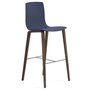 Arper Aava 02 - 7608 - Barhocker - L0028 - Nussbaum - PG00014 - Blau