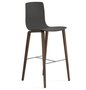 Arper Aava 02 - 7608 - Barhocker - L0028 - Nussbaum - PG00015 - Anthrazit