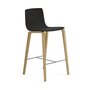 Arper Aava 02 - 7630 - Thekenhocker - L0022 - Eiche Natur - L0006 - Schwarz