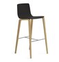 Arper Aava 02 - 7631 - Barhocker - L0022 - Eiche Natur - L0006 - Schwarz