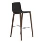 Arper Aava 02 - 7631 - Barhocker - L0028 - Nussbaum - L0006 - Schwarz