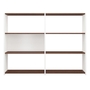 Joval Highboard Rebar 3.3 Nussbaum Reinweiss