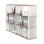 Joval Highboard Rebar 3.3 Nussbaum Reinweiss