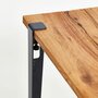 Tiptoe Lobo Table In Reclaimed Wood - Mineral Blue