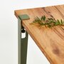 Tiptoe Lobo Table In Reclaimed Wood - Rosemary Green