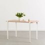 Tiptoe Lobo Table - Eco-Certified Wood - Cloudy White 