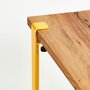 Tiptoe Duke Bench In Reclaimed Wood - Sunflower Yellow