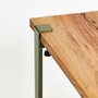 Tiptoe Duke Bench In Reclaimed Wood - Rosemary Green