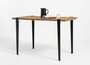 Tiptoe Noma Desk In Reclaimed Wood - Graphite Black