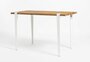 Tiptoe Noma Desk In Reclaimed Wood - Cloudy White 