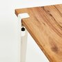 Tiptoe Noma Desk In Reclaimed Wood - Cloudy White 
