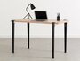 Tiptoe Noma Desk - Eco-Certified Wood - Graphite Black