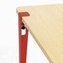 Tiptoe Noma Desk - Eco-Certified Wood - Terracotta Red