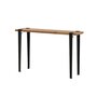 Tiptoe Lima Side Table In Reclaimed Wood - Graphite Black