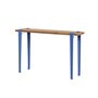 Tiptoe Lima Side Table In Reclaimed Wood - Azure Blue