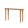 Tiptoe Lima Side Table In Reclaimed Wood - Tangerine Red