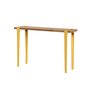 Tiptoe Lima Side Table In Reclaimed Wood - Brioche Yellow