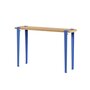 Tiptoe Lima Side Table - Solid Oak - Azure Blue
