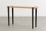 Tiptoe Lima Side Table - Solid Oak - Graphite Black