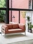 TIPTOE EASY SOFA – 2 SEATS - AUSTRAL GREY - VINTAGE PINK