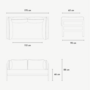 TIPTOE EASY SOFA – 2 SEATS