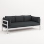 TIPTOE EASY SOFA 3 TO 4 SEATS - AUSTRAL GREY - SLATE GREY