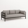 TIPTOE EASY SOFA 3 TO 4 SEATS - GRAPHITE BLACK - SAND BEIGE