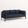 TIPTOE EASY SOFA 3 TO 4 SEATS - GRAPHITE BLACK - MIDNIGHT BLUE