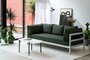 TIPTOE EASY SOFA 3 TO 4 SEATS - AUSTRAL GREY - FOREST GREEN 