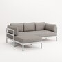 EASY CORNER SOFA – 3 TO 4 SEATS - AUSTRAL GREY - SAND BEIGE